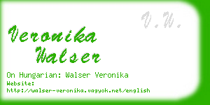 veronika walser business card